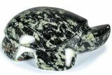 Carved Almandine Garnets in Matrix Turtle - Maine #308579-1